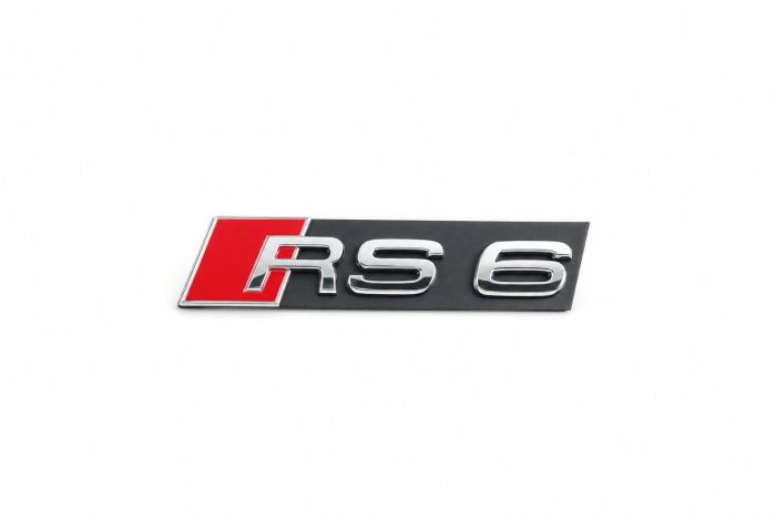 Audi RS6 (C7) embleem - chroom