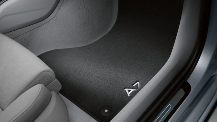 Audi A7 (C7) velours mattenset - voorzijde