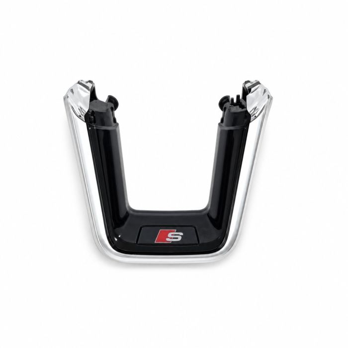 Originele Audi stuurwielafdekking met s-embleem, afgeplat stuur