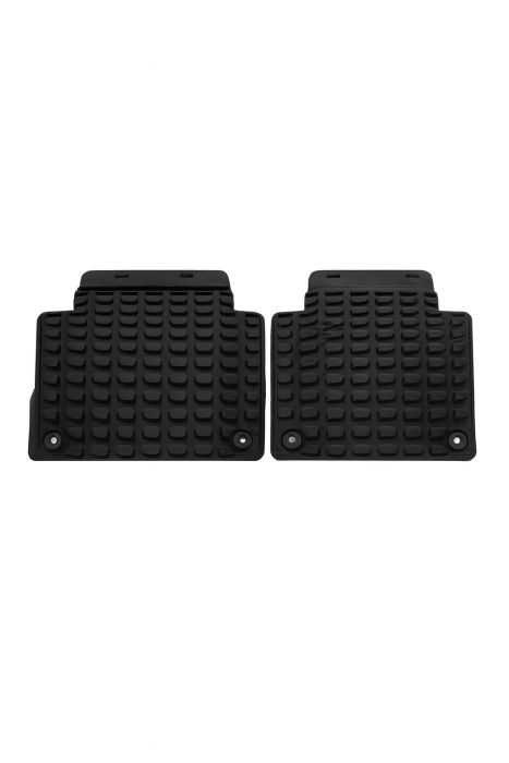 Audi Q7 (4L) all-weather mattenset - achterzijde - zwart