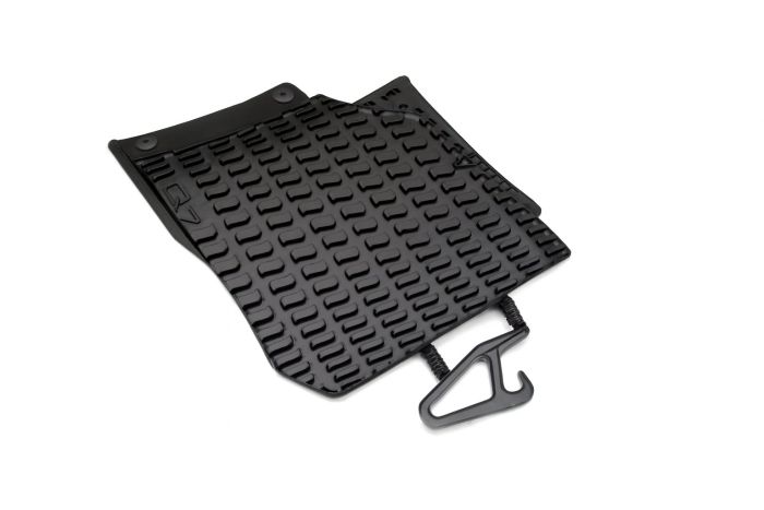 Audi Q7 (4L) all-weather mattenset - voorzijde - zwart