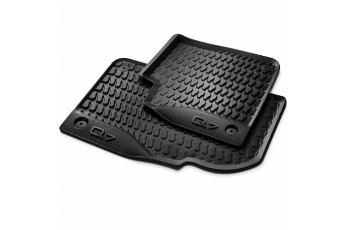 Audi Q7 (4M) all-weather mattenset - voorzijde - zwart