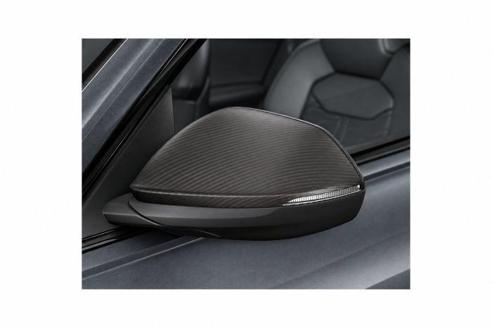 Audi Q8 (4M) spiegelkap - links - carbon-mat