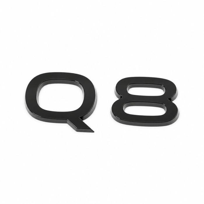 Audi Q8 (4M) embleem - zwart