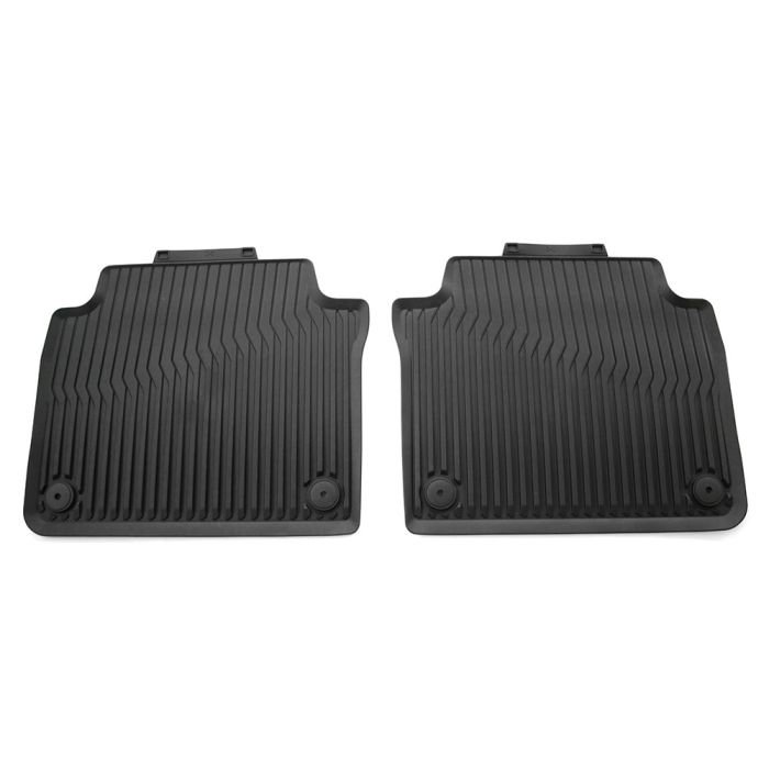 Audi A8 (D5) all-weather mattenset - achterzijde - zwart