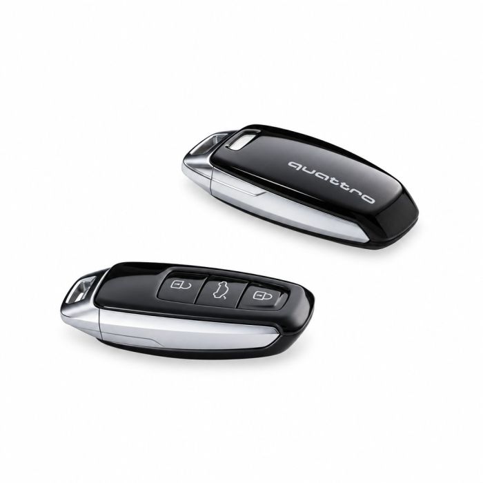 Originele Audi sleutelhoes - mythoszwart metallic