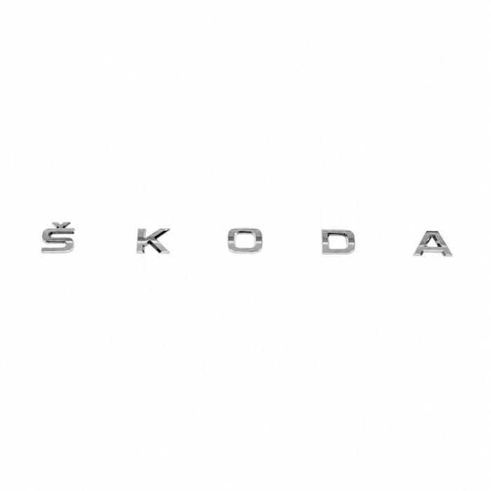 Škoda Karoq (NU), Kodiaq 1 (NS/55A) letters achterklep - chroom