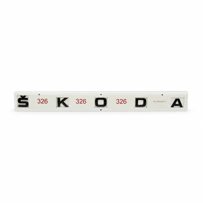 Škoda Karoq (NU), Kodiaq 1 (NS/55A) letters achterklep - zwart