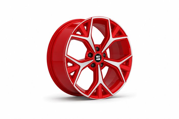 SEAT Ateca (KH7) lichtmetalen velg - rood (19 inch)