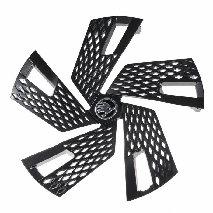Škoda Karoq (NU) wieldop - afdekkap zwart-metallic