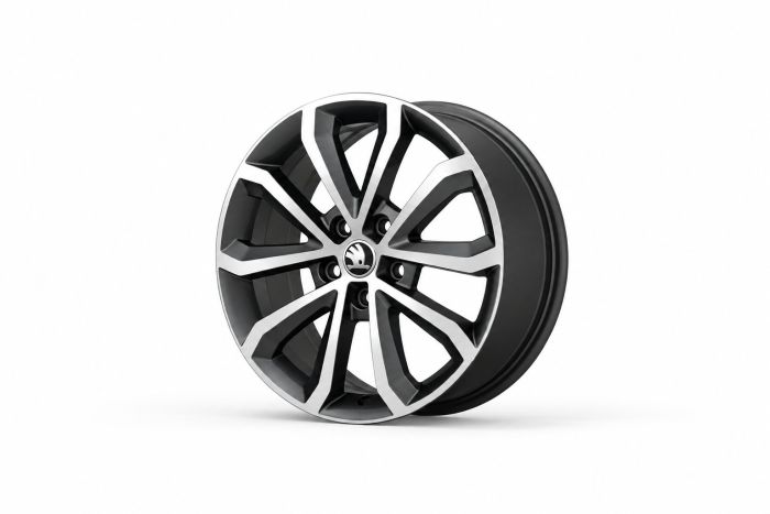 Škoda Octavia 3 (5E) velg - chroomglans/zwart (16 inch)