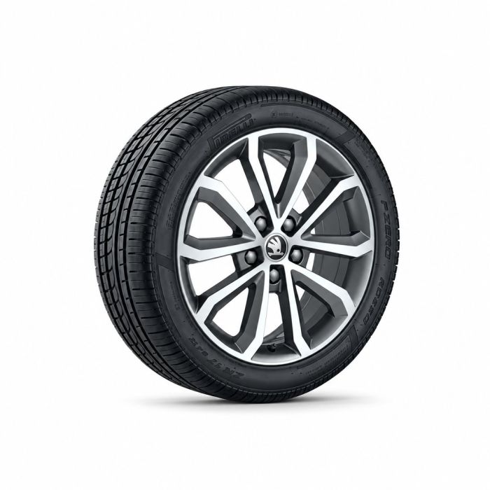 Škoda Octavia 3 (5E) velg - antraciet-metallic (grijs) (17 inch)