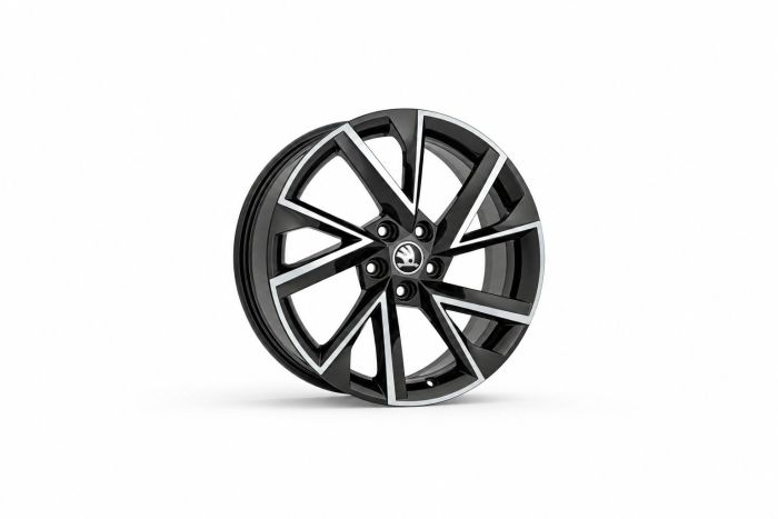 Škoda Octavia 3 (5E) velg - zwart-glanzend (18 inch)