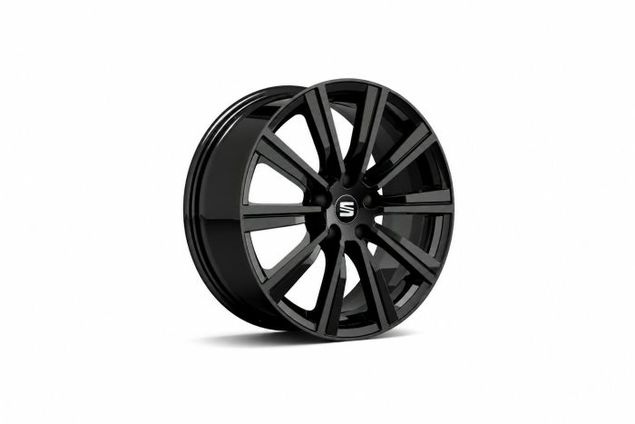 SEAT Leon 3 (5F) lichtmetalen velg - zwart (18 inch)