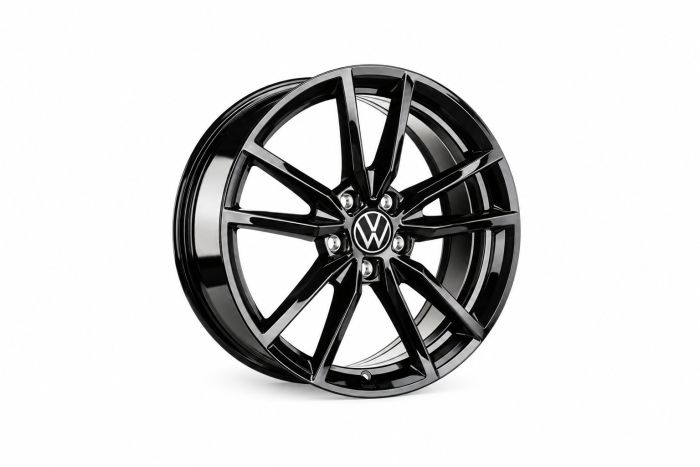 Volkswagen Golf 6, Jetta lichtmetalen velg - zwart (18 inch)