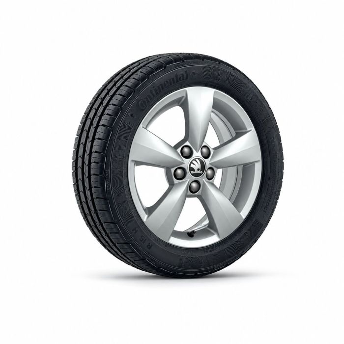 Škoda Fabia 3, Rapid (NH) lichtmetalen velg - zilver (15 inch)