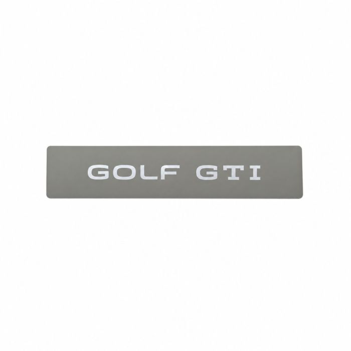 Volkswagen Golf GTI showroom kentekenplaat