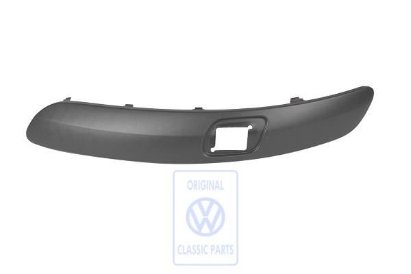 Volkswagen Golf 5 (1K) beschermlijst voorbumper - links, satijnzwart
