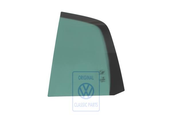 Volkswagen Golf 5 (1K) vaste portierruit - linksachter, groen/zwart