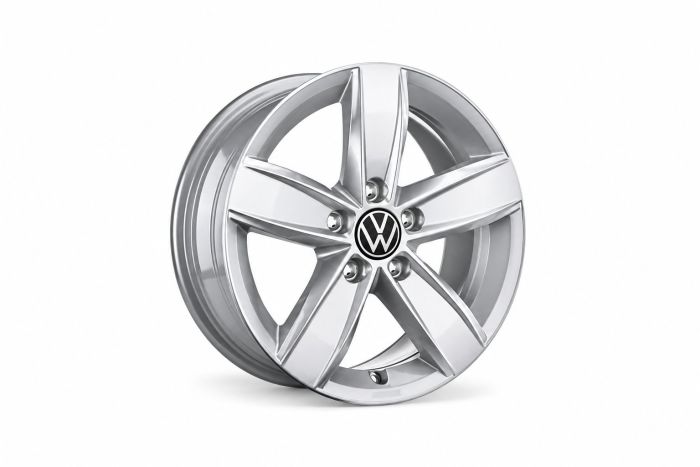 Originele Volkswagen lichtmetalen velg - zilver (17 inch)
