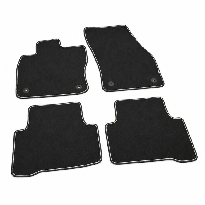 Volkswagen Touran 2 (5T) velours mattenset - satijnzwart