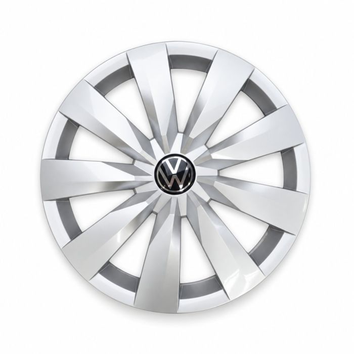 Volkswagen Touran 2 (5T) wieldop - wieldop chroomglans/zwart/fijnzilver