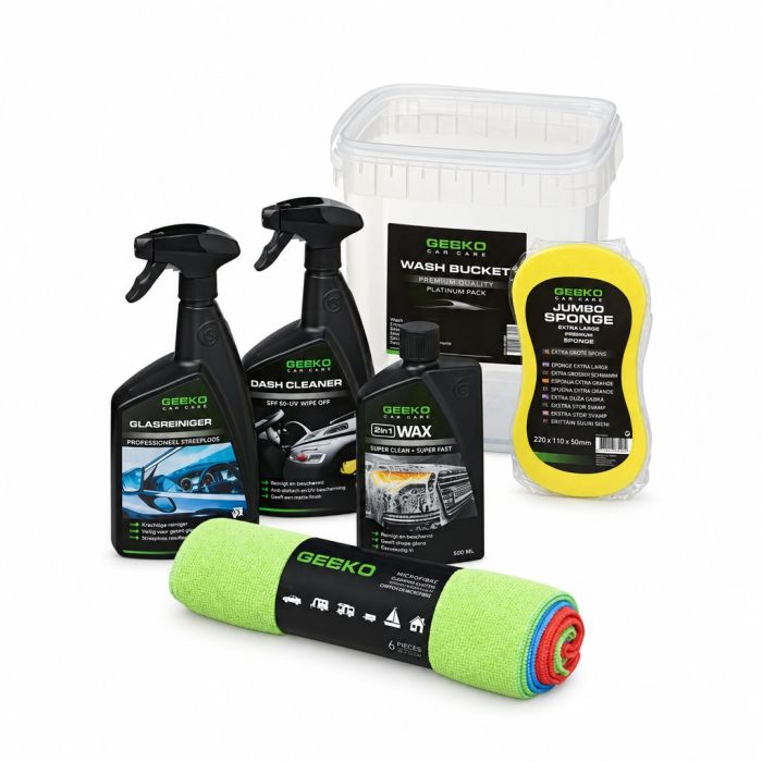 Gecko wash bucket platinum pack (6-delig)