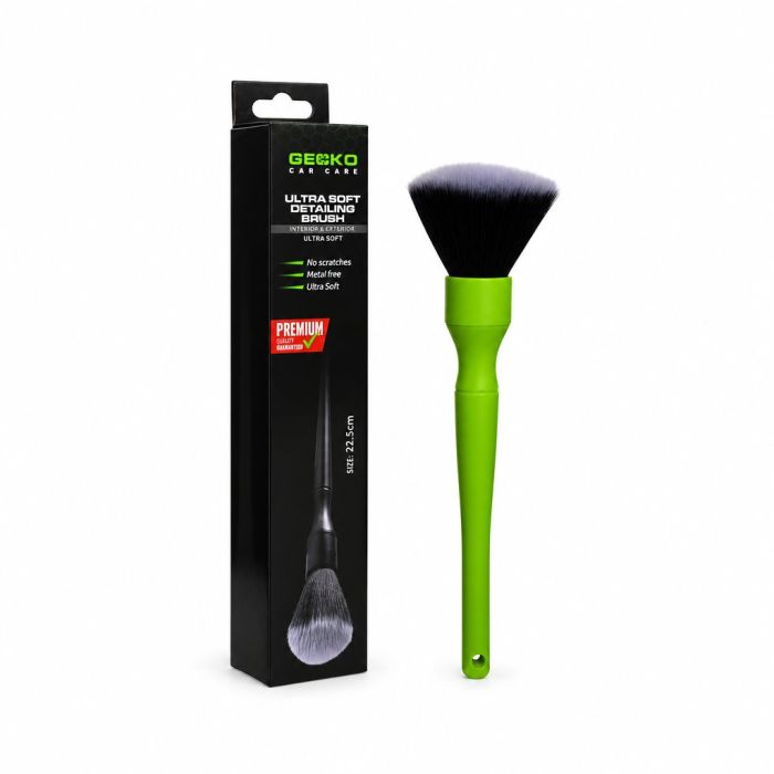 Gecko ultra zachte dash- & trimborstel (23,5cm)