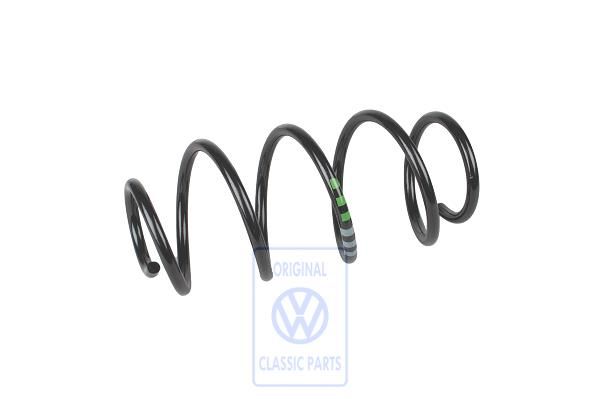 Volkswagen Lupo schroefveer met airco (ANY, AYZ) - voor, grijs/groen