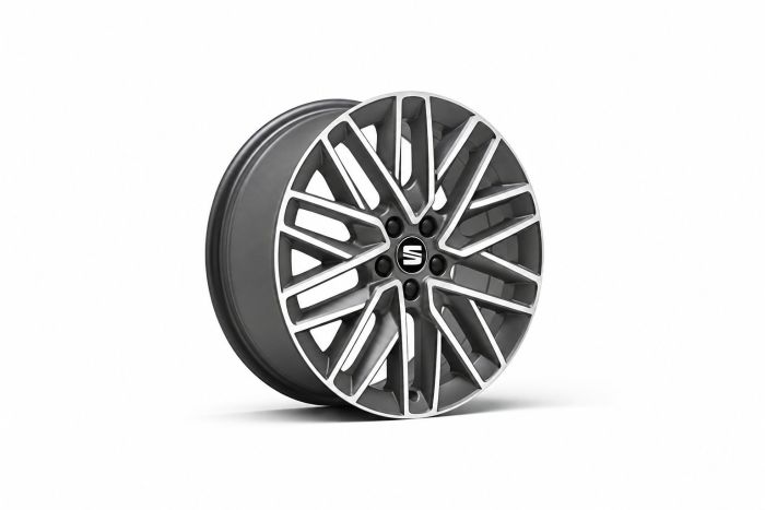 SEAT Ibiza 5 (6F) lichtmetalen velg - grijs (17 inch)