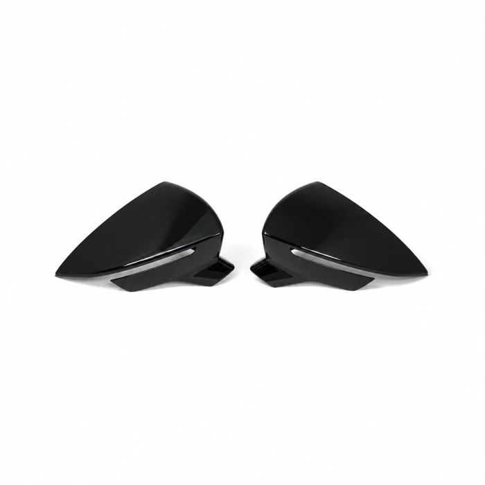 SEAT Ibiza 5 (6F), Leon 3 (5F) set spiegelkappen - zwart