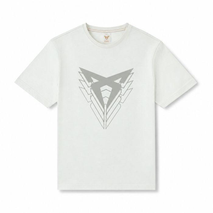CUPRA big logo T-shirt (heren, taiga) – maat M