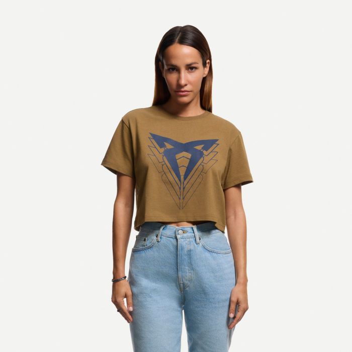 CUPRA T-shirt (dames, bruin)