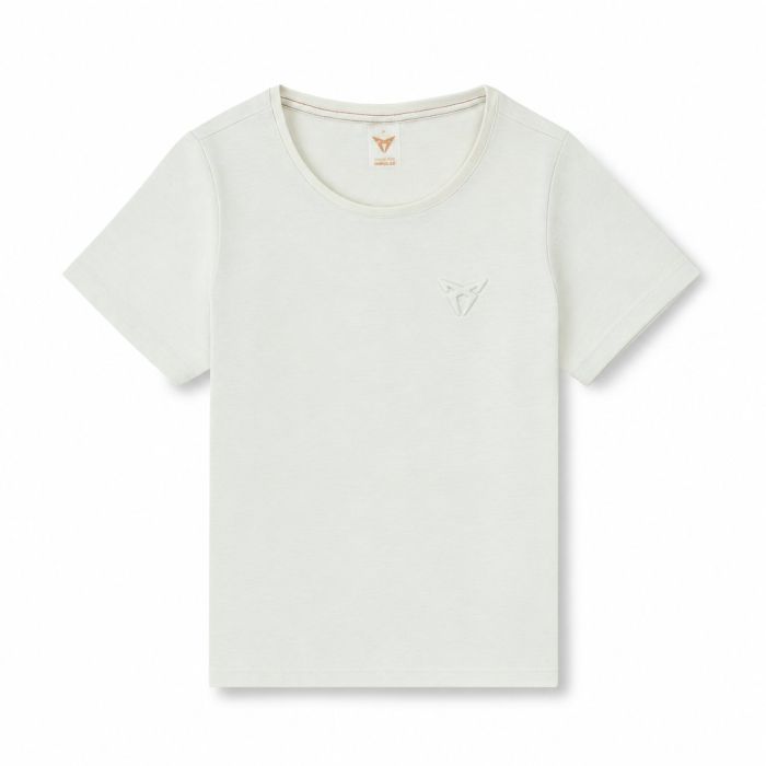 CUPRA T-shirt (dames, embossed logo, taiga)