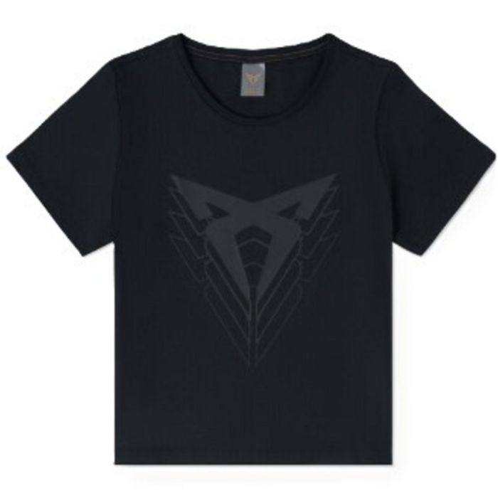 CUPRA big logo T-shirt (dames, zwart) – maat S