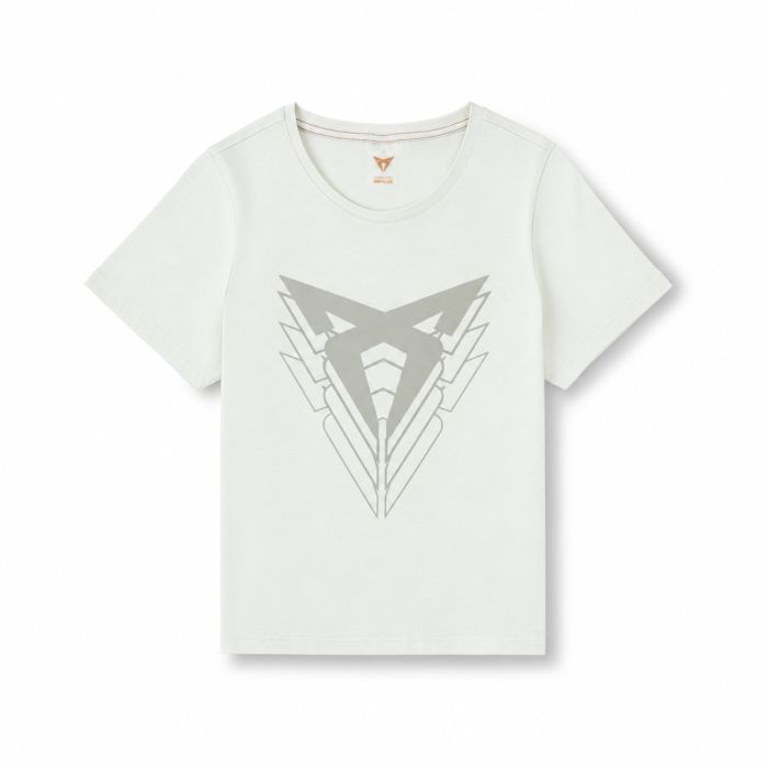 CUPRA big logo T-shirt (dames, taiga) – maat S