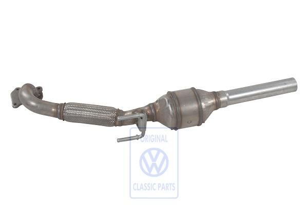 Volkswagen uitlaatpijp met katalysator (AHU, 1Z)