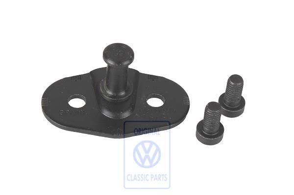 Volkswagen Polo 3 (6N) sluitplaat achterklep
