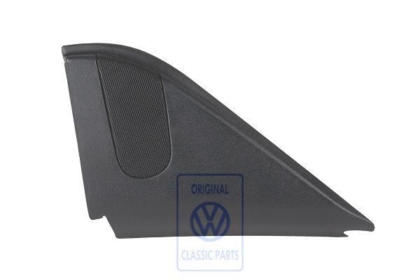 Volkswagen Polo 3 (6N) luidsprekerrooster voorportier - rechts, satijnzwart