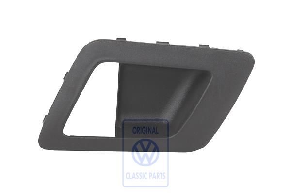 Volkswagen Polo 3 (6N) afdekkap voorportierbekleding - links, zwart