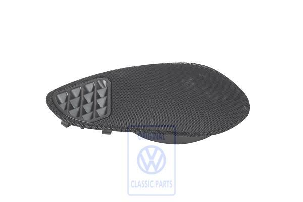 Volkswagen Polo 3 (6N) luidsprekerrooster dashboard links - satijnzwart