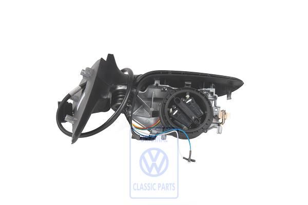 Volkswagen Polo 3 (6N) buitenspiegelhuis links elektrisch verstelbaar - zwart