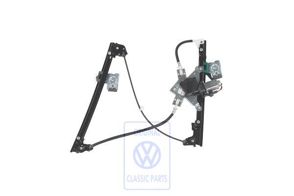 Volkswagen raammechanisme elektrisch 2-polig - rechtsvoor