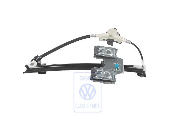 Volkswagen Polo 3 (6N) raammechanisme mechanisch - rechtsachter