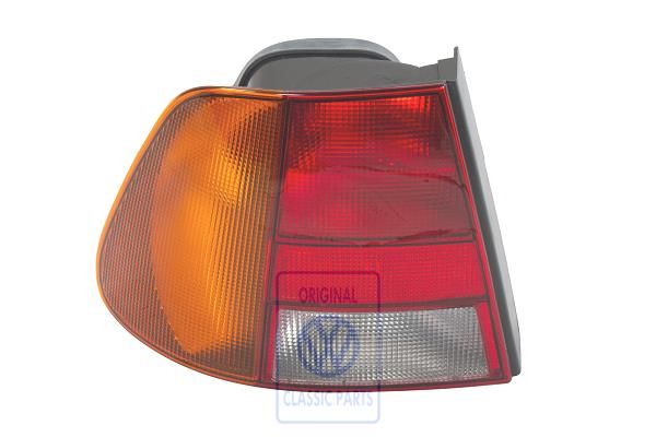Volkswagen Polo 3 (6N) achterlicht links met achteruitrijlicht - rechtsgestuurd