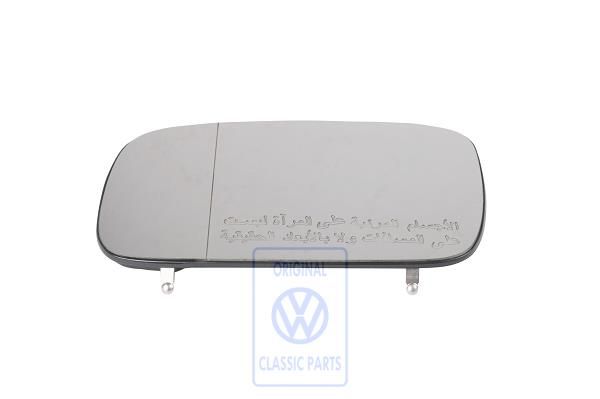 Volkswagen Caddy 2 (9K) spiegelglas asferisch, verwarmd - links, Arabisch