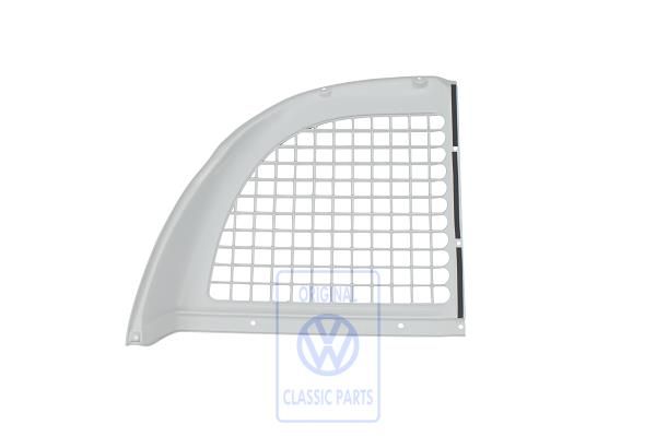Volkswagen Caddy 2 (9K) scheidingsnet - rechtsboven, parelgrijs
