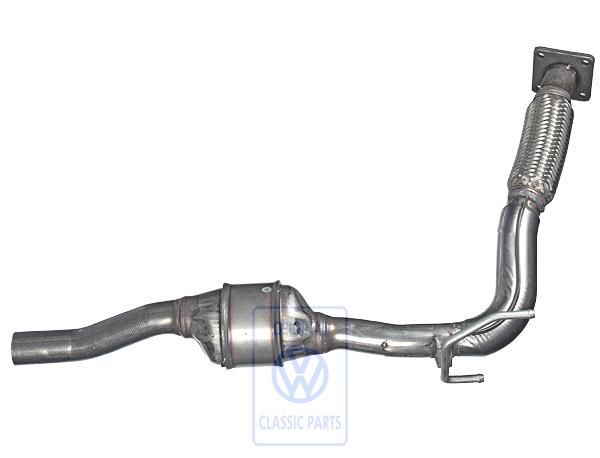 Volkswagen Polo 3 (6N) uitlaatpijp met katalysator (AHG, AGD, AEF)