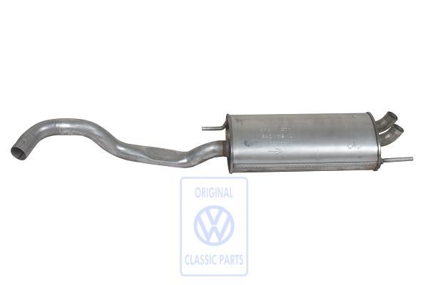 Volkswagen Polo 3 (6N) einddemper (AGD, AHG, AKU)