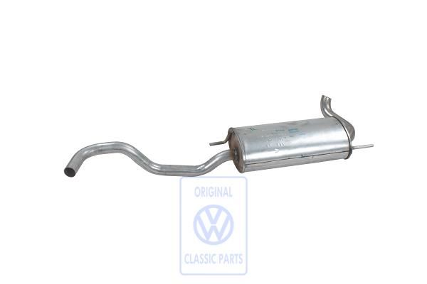 Volkswagen Polo 3 (6N) einddemper (AHW, AUA, APE)